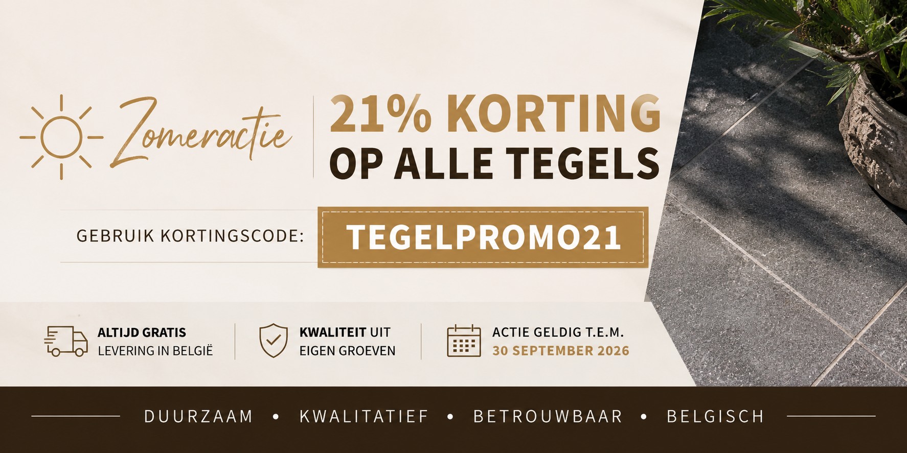 promotion sur le carrelage