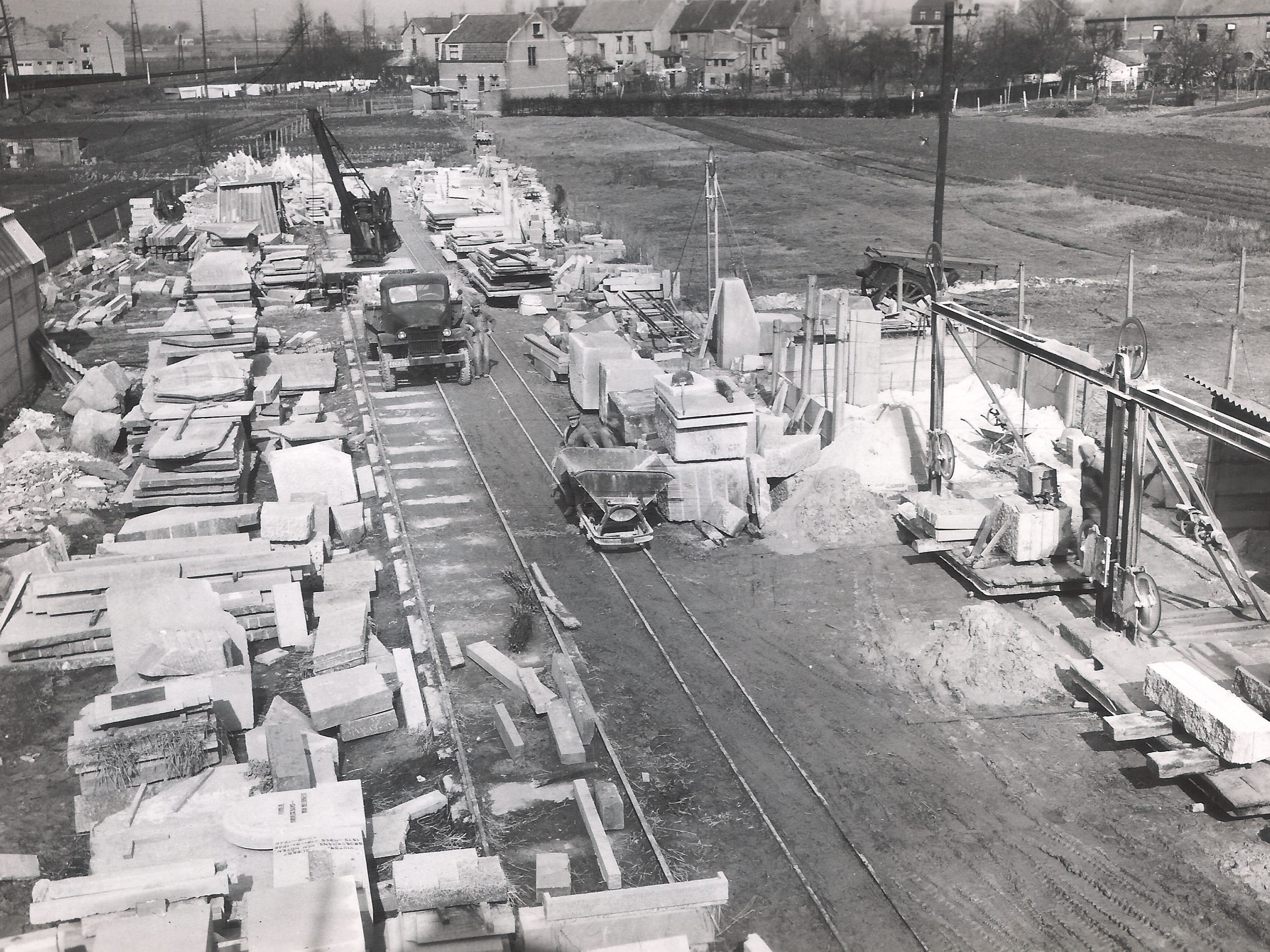 Historical photo of Renier & Sons Stone and Marble Sawmills