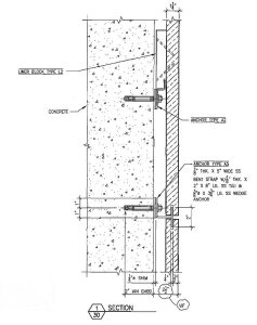 chemical anchoring drawing