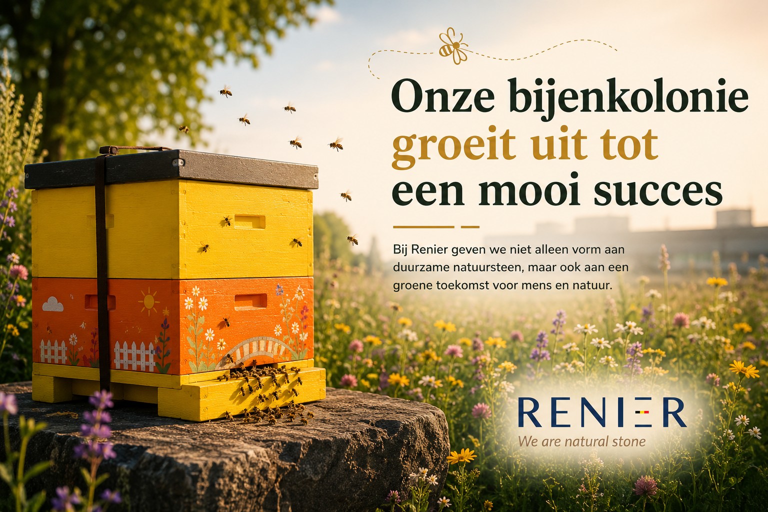 Afbeelding succes bijenkolonie