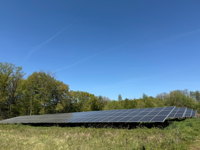 Solarmodule in unserem Steinbruch